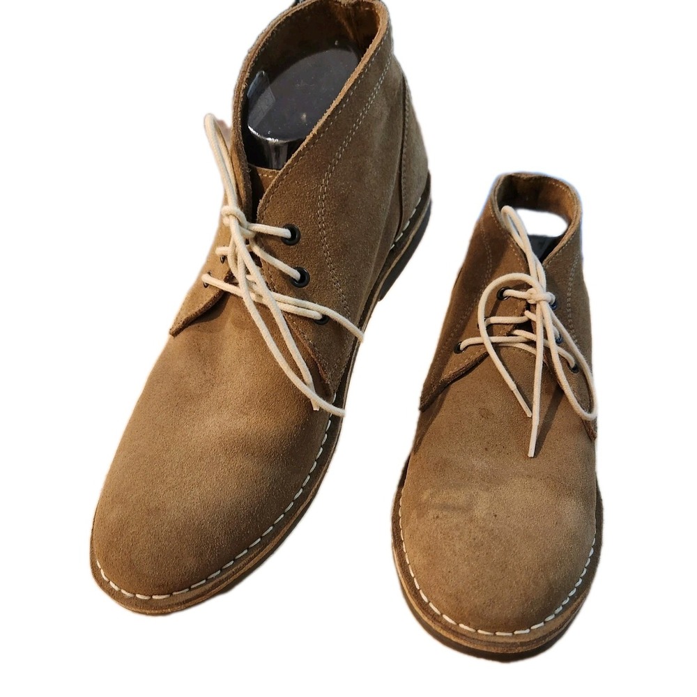 Men's Crown Vintage Chukka‎ Boots Size 9 - Tan Tabacco Suede
